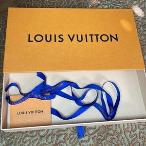 Louis Vuitton box with ribbon